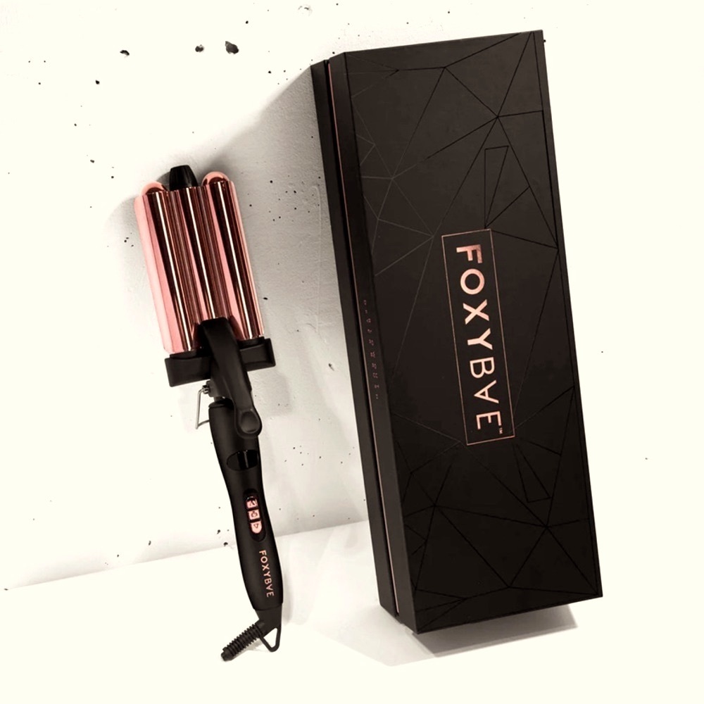 FOXY BAE ROSE GOLD TITANIUM TRIPLE WAVER